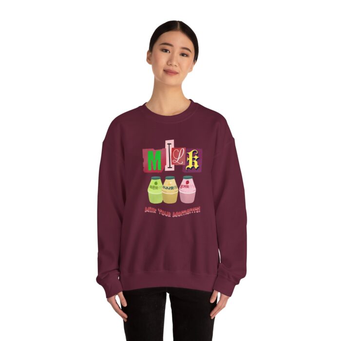 Milk your moment! Unisex Heavy Blend™ Crewneck Sweatshirt - Image 20