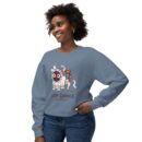 Korean traditional lion dance Unisex Lightweight Crewneck Sweatshirt