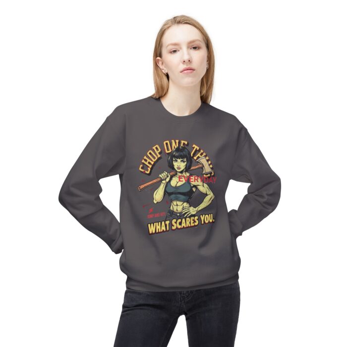 CHOP ONE THING Unisex Midweight Softstyle Fleece Crewneck Sweatshirt - Image 19