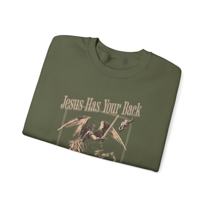 Jeseu has your back Unisex Heavy Blend™ Crewneck Sweatshirt - Image 11
