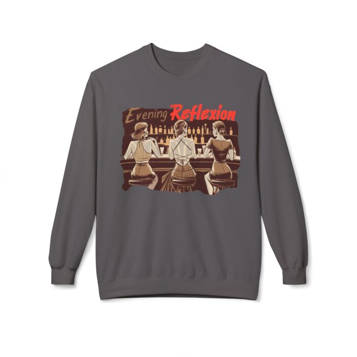 Evening Reflexion Unisex Midweight Softstyle Fleece Crewneck Sweatshirt - Image 9
