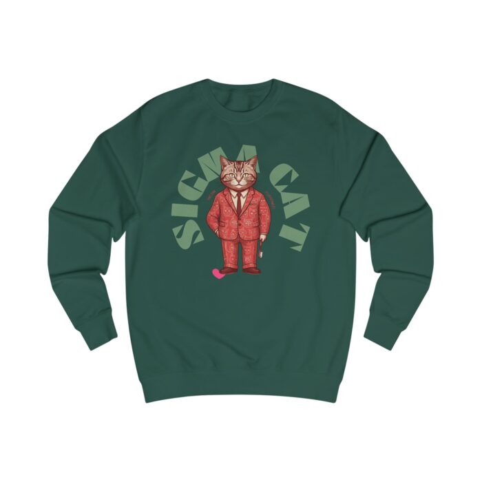 Sigma cat Unisex Sweatshirt - Image 7