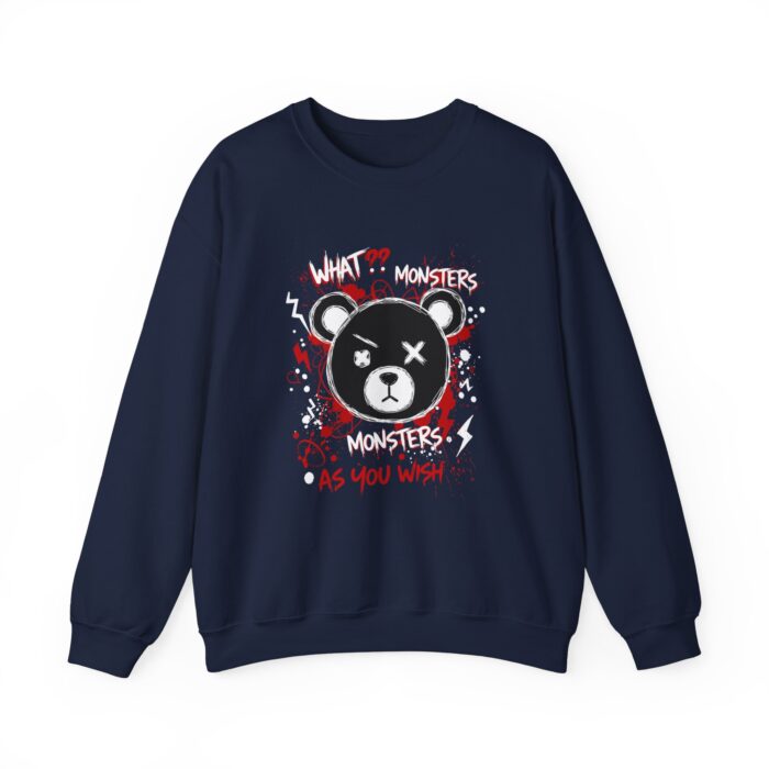 What! monsters as you wish Unisex Heavy Blend™ Crewneck Sweatshirt - Image 17