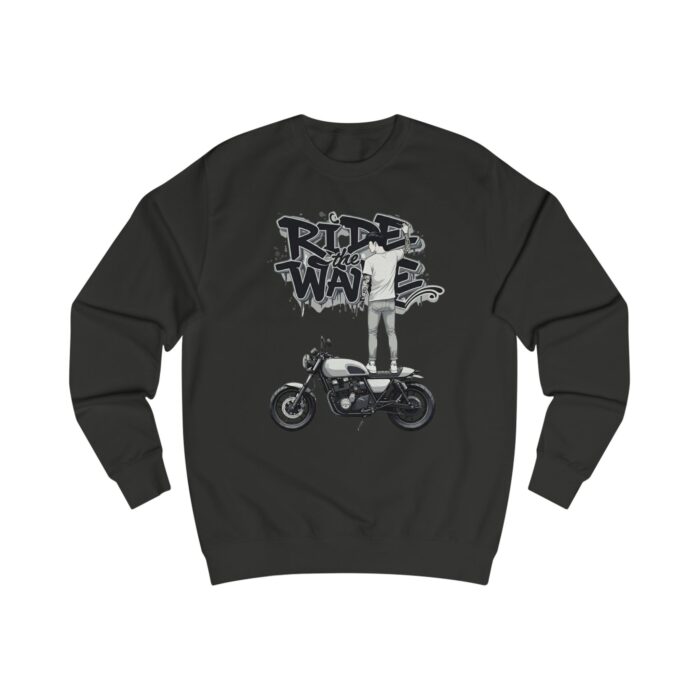 Ride the wave only Unisex Sweatshirt - Image 3