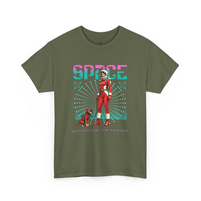 Space Unisex Heavy Cotton Tee - Image 7
