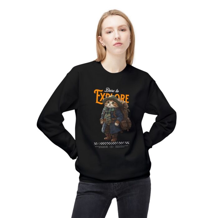 Dare to explore Unisex Midweight Softstyle Fleece Crewneck Sweatshirt - Image 7