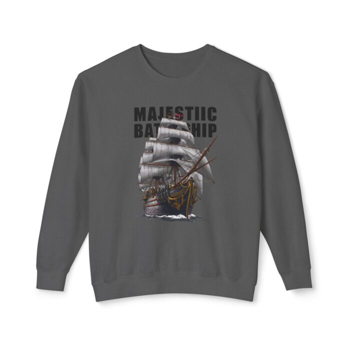Battleship Unisex Lightweight Crewneck Sweatshirt - Image 9
