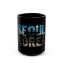 Seoul Korea Black Mug (11oz, 15oz)