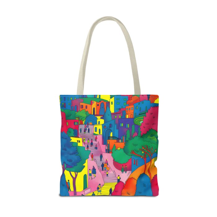 The hillside village in Korea Tote Bag (AOP) - Image 46