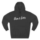 Ride with wave Three-Panel Fleece Hoodie