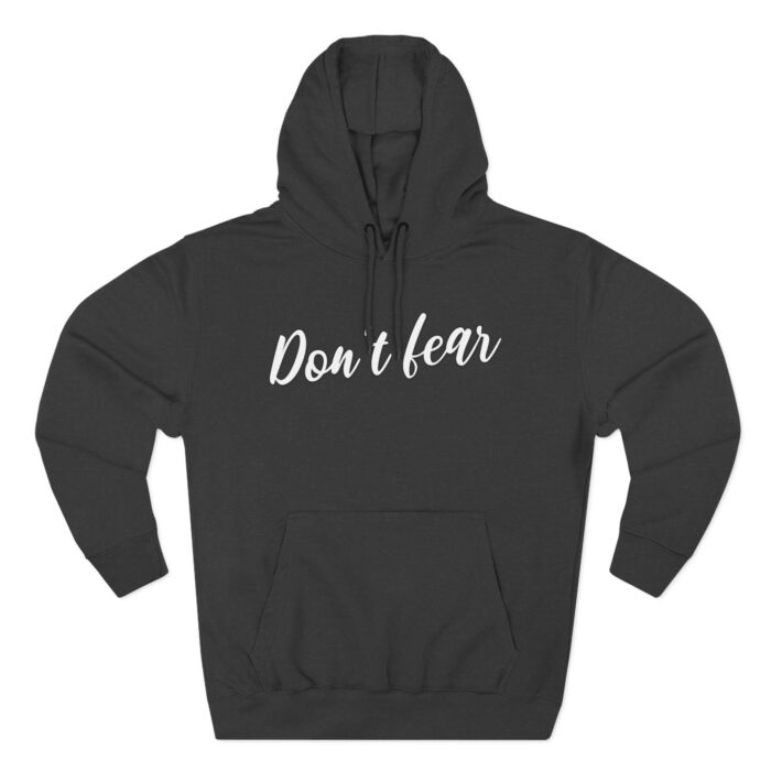 Ride with wave Three-Panel Fleece Hoodie - Image 5