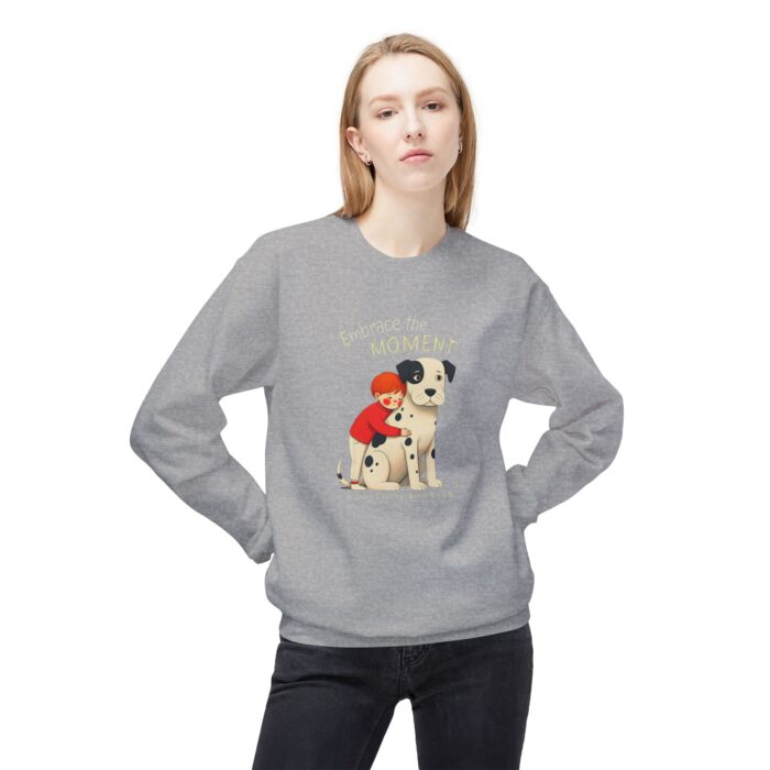 Embrace the moments2 Unisex Midweight Softstyle Fleece Crewneck Sweatshirt - Image 15