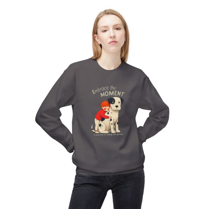 Embrace the moments2 Unisex Midweight Softstyle Fleece Crewneck Sweatshirt - Image 39