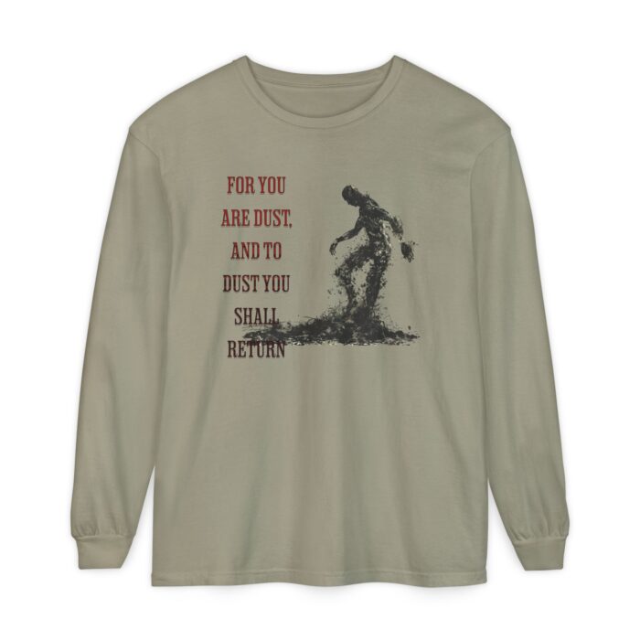 Return to soil Unisex Garment-dyed Long Sleeve T-Shirt - Image 13
