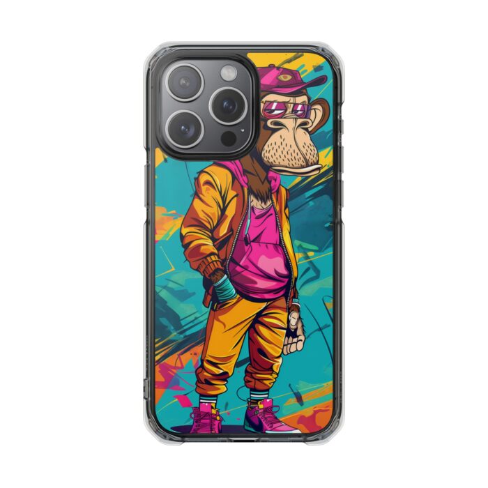 Stylish Ape Magnetic Clear Impact Cases - Image 13
