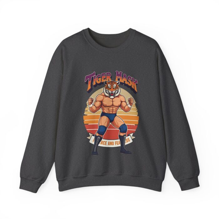 Tiger Mask Unisex Heavy Blend™ Crewneck Sweatshirt - Image 17