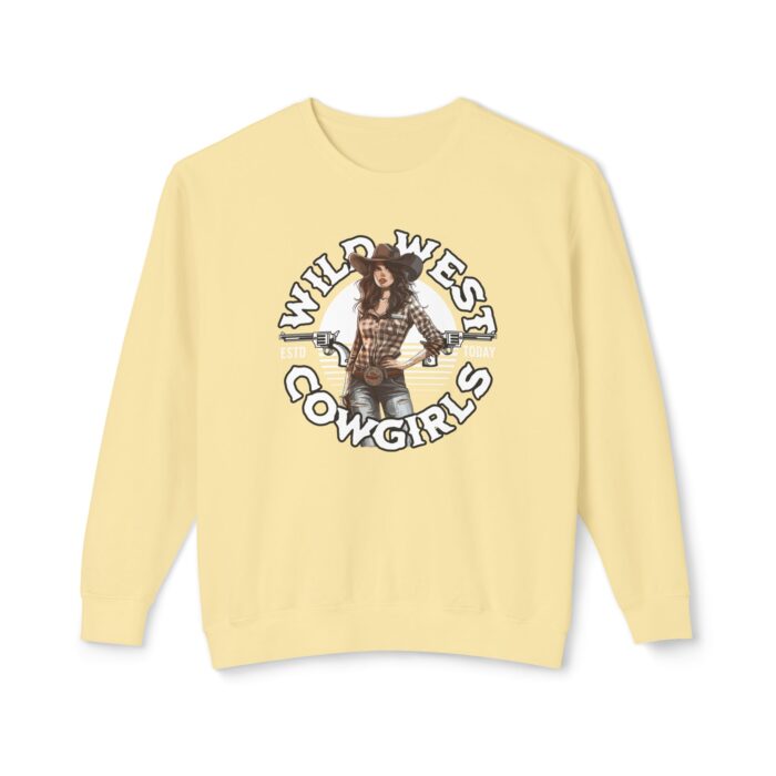 Wild West Cowgirls Unisex Lightweight Crewneck Sweatshirt - Image 17