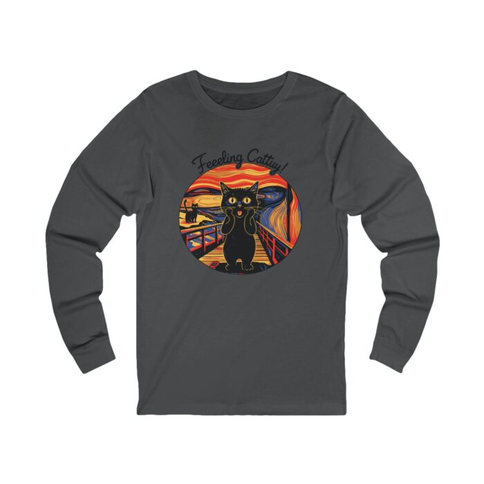 Feeling Catty Unisex Jersey Long Sleeve Tee - Image 5