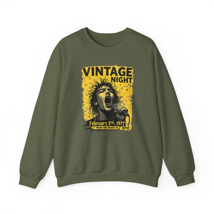 VINTAGE NIGHT Unisex Heavy Blend™ Crewneck Sweatshirt - Image 9