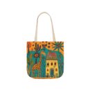 The giraffe that lives in my house Canvas Tote Bag, 5-Color Straps