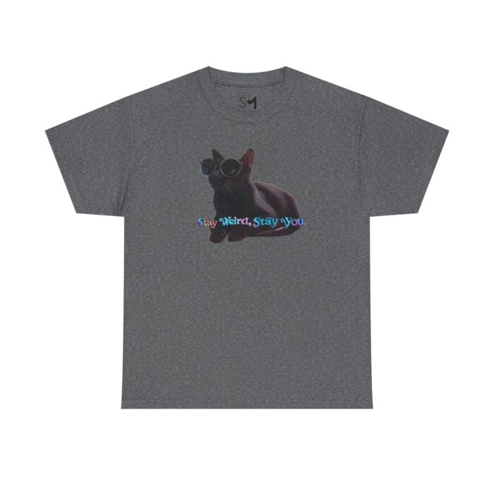 Stay weird, stay you Unisex Heavy Cotton Tee - Image 5