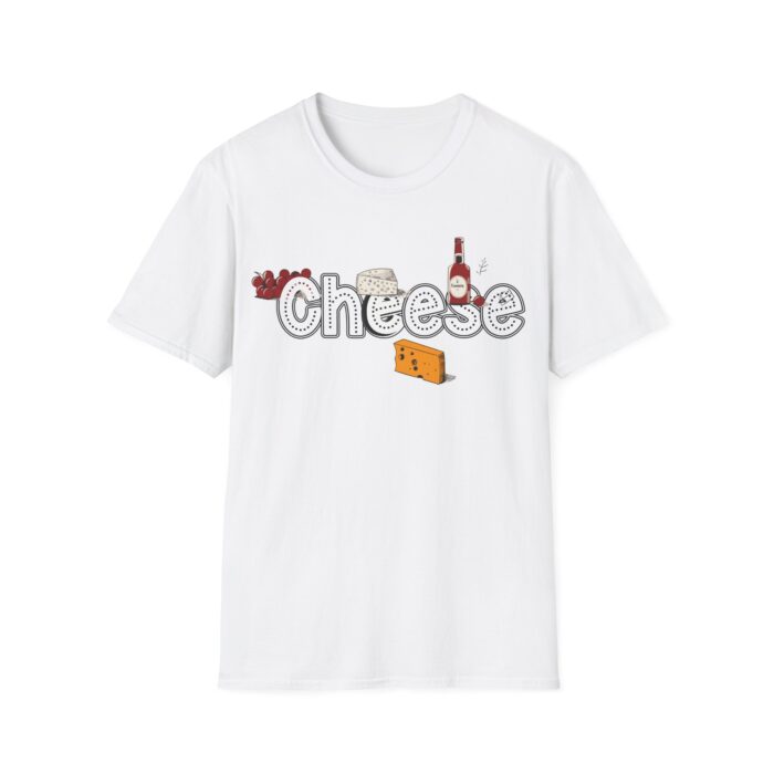 "meta_description": "Discover the Cheese Unisex Softstyle T-Shirt, the ultimate in comfort and style. Buy today!",