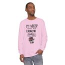 I am nicer than my face looks Unisex Garment-dyed Long Sleeve T-Shirt