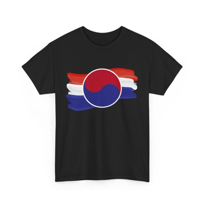 Unisex Heavy Cotton Tee - Korean Flag Inspired Design - Perfect for Cultural Celebrations and Casual Wear - Image 11