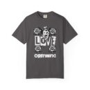 Unisex Garment-Dyed T-Shirt - Love Openmind Vintage Graphic Tee