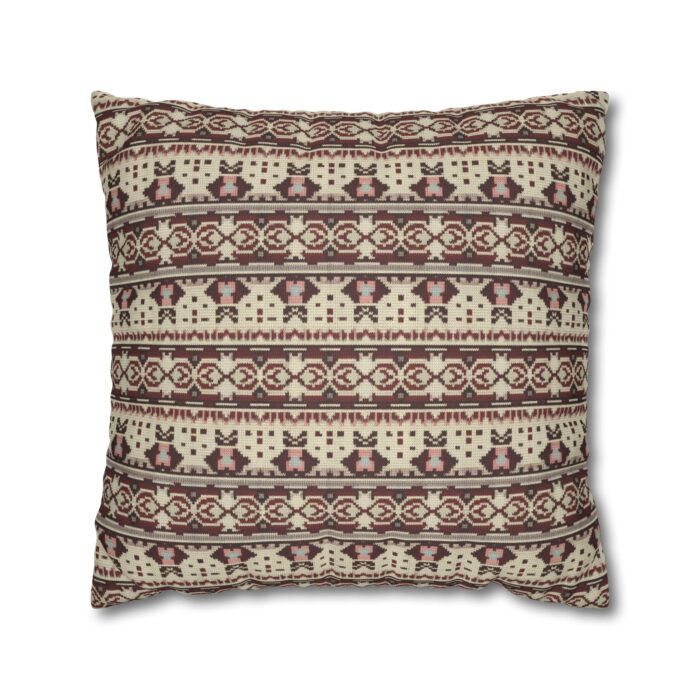Vintage Cozy Faux Suede Square Pillowcase - Image 13