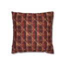 Sparkly red hues Faux Suede Square Pillowcase