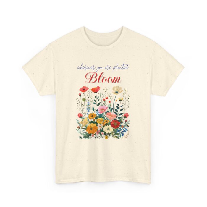 Bloom Unisex Heavy Cotton Tee - Image 23