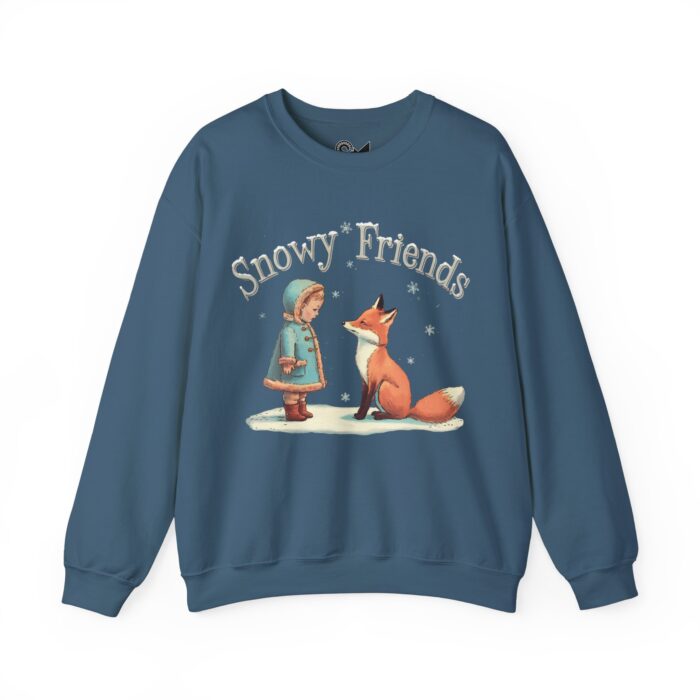 Snowy Friends Unisex Heavy Blend™ Crewneck Sweatshirt - Image 29