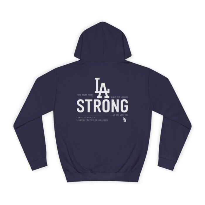 LA STRONG Unisex College Hoodie - Image 10