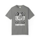 Unisex Garment-Dyed T-Shirt - Love Openmind Vintage Graphic Tee