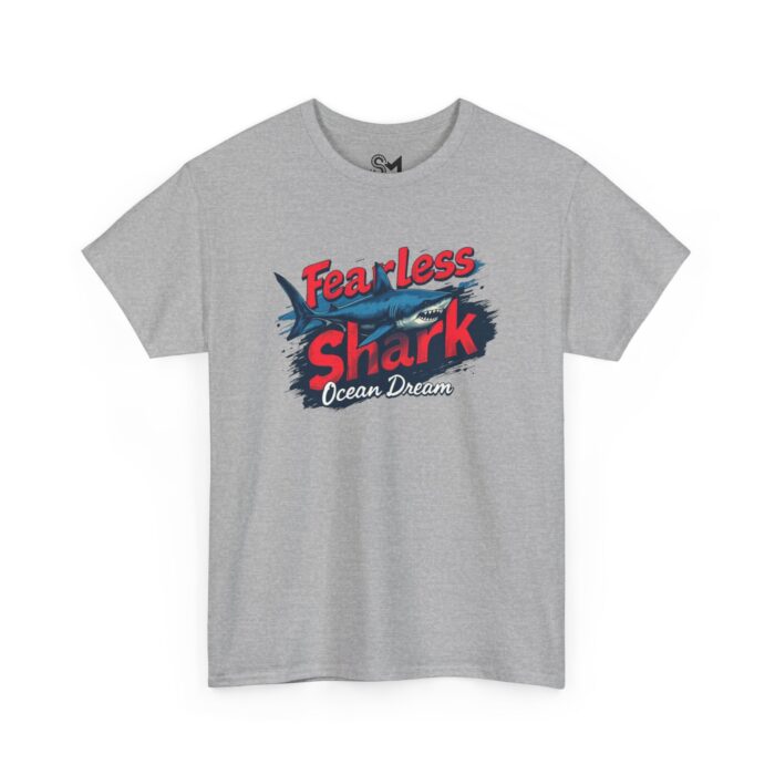 Fearless shark Unisex Heavy Cotton Tee - Image 19