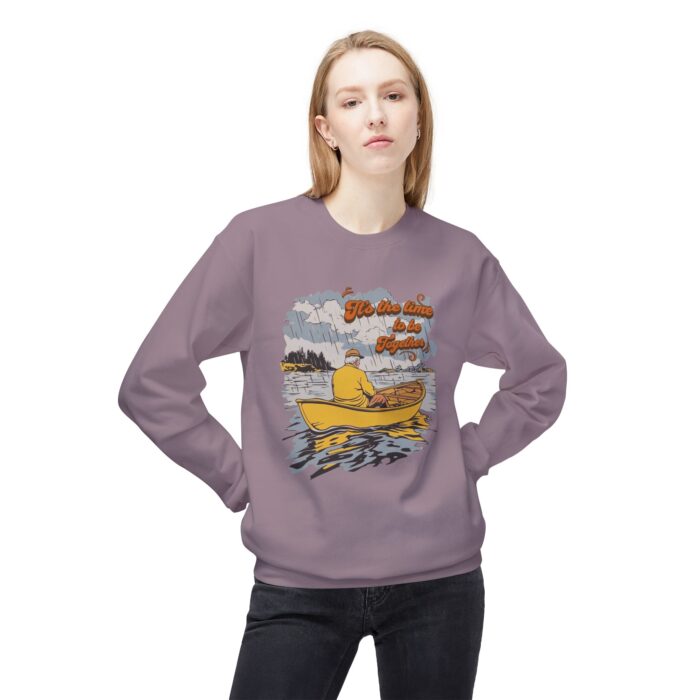 Time to be together Unisex Midweight Softstyle Fleece Crewneck Sweatshirt - Image 31