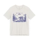 Adventure Awaits Bear Tee - Do Not Pet Graphic Unisex Jersey Short Sleeve T-Shirt