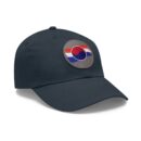 Korean Flag Hat with Leather Patch (Round)