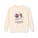 Korean traditional lion dance Unisex Lightweight Crewneck Sweatshirt