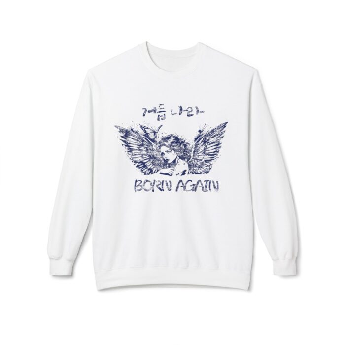 "meta_description": "Cozy up in style with the Born Again Midweight Fleece Sweatshirt, your perfect winter companion.",