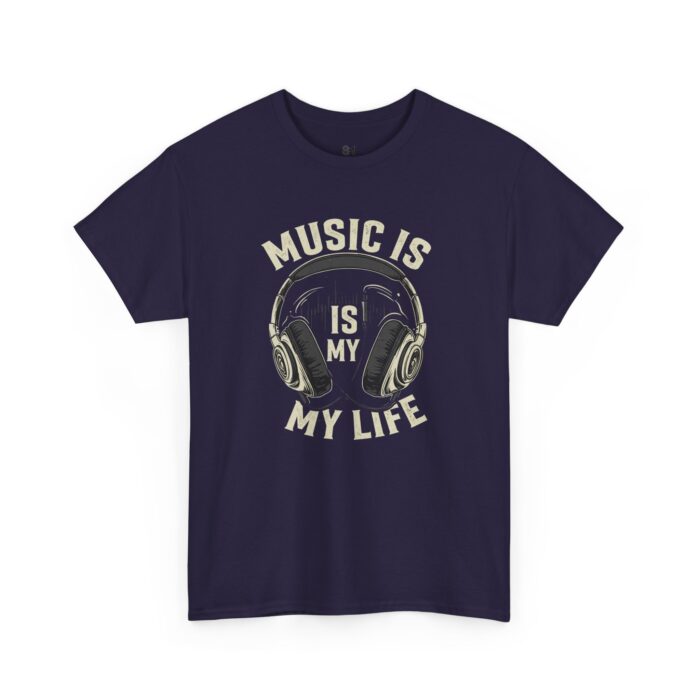 Music is my life Unisex Heavy Cotton Tee - Image 19