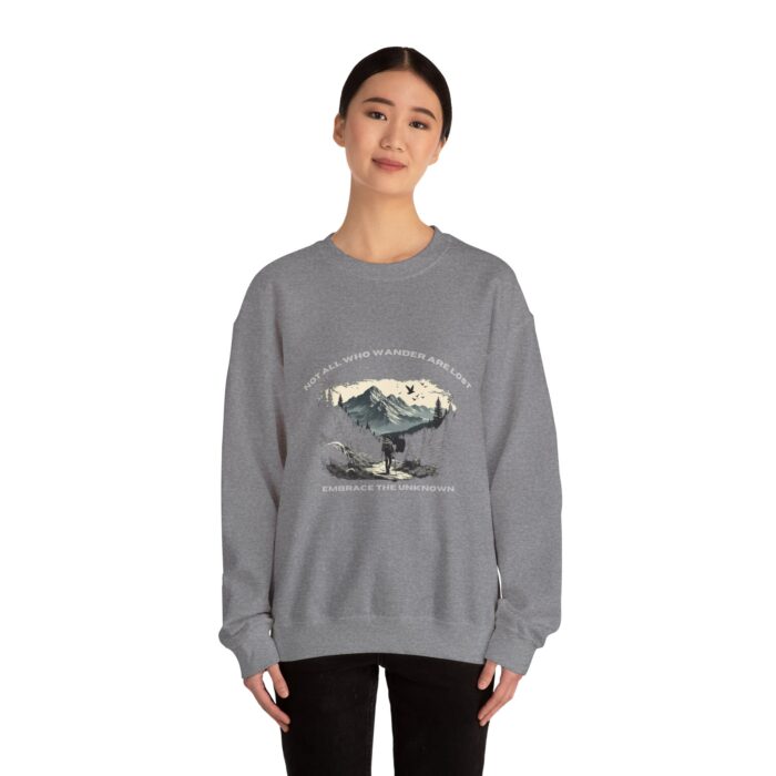 Not All Who Wander Are Lost Unisex Heavy Blend™ Crewneck Sweatshirt - Image 12