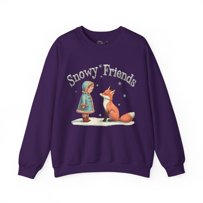 Snowy Friends Unisex Heavy Blend™ Crewneck Sweatshirt - Image 45