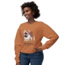 Korean traditional lion dance Unisex Lightweight Crewneck Sweatshirt