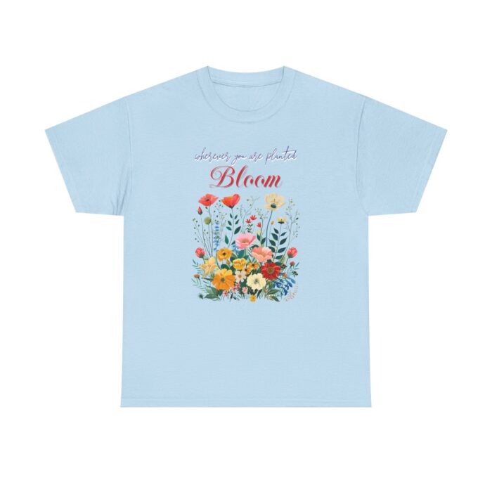 Bloom Unisex Heavy Cotton Tee - Image 29