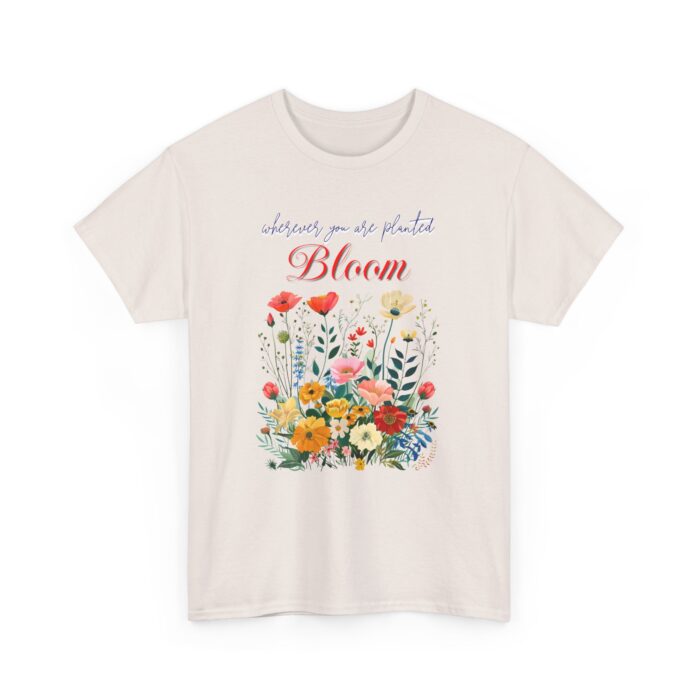 Bloom Unisex Heavy Cotton Tee - Image 15
