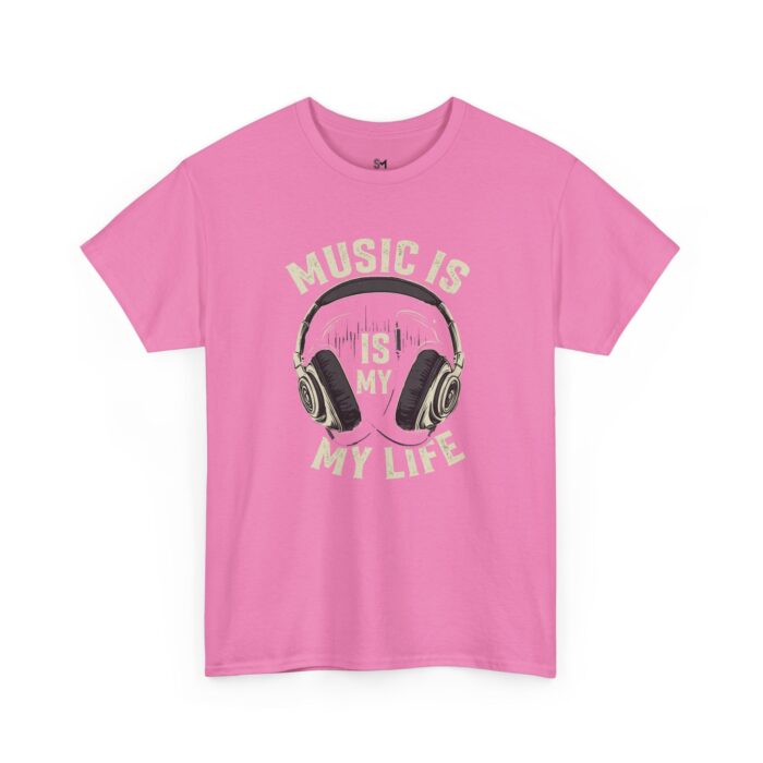 Music is my life Unisex Heavy Cotton Tee - Image 23