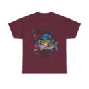 "meta_description": "Shop the 'Wishing I was Fishing' Unisex Heavy Cotton Tee for comfy, vibrant prints. Perfect for fishing lovers!",