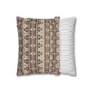 Vintage Cozy Faux Suede Square Pillowcase